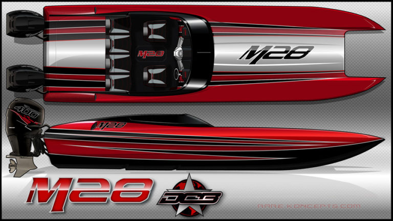 DCB M28 | High Performance Boats | Daves Custom Boats